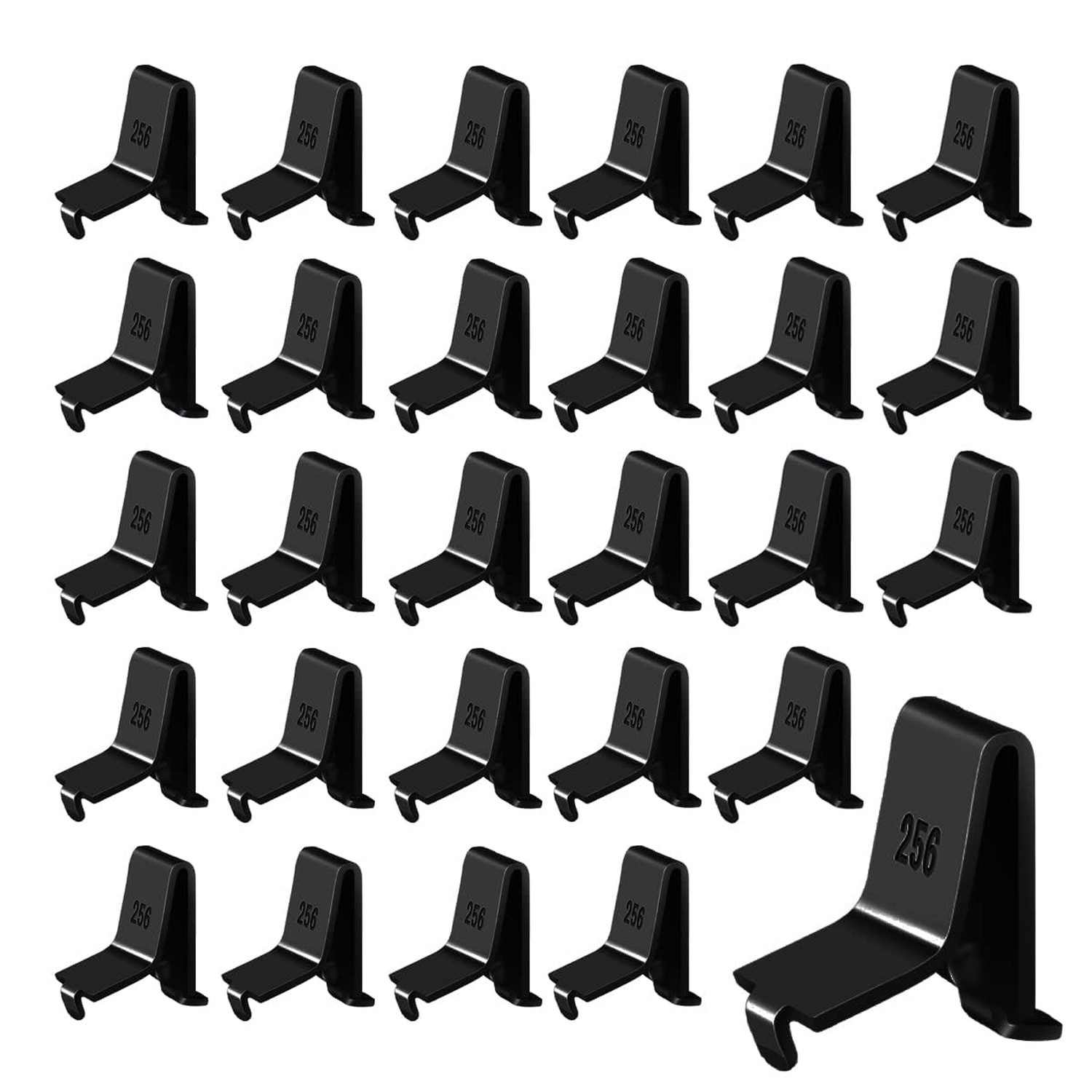 28PCS Adjustable Shelf Clips Brackets Hosrnovo 255 Standard Pilaster Heavy Duty