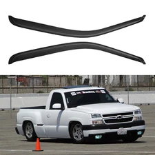 Fits 99-07 Chevy Silverado GMC Sierra Standard Cab Acrylic Window Visors 2PCS