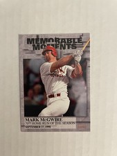 2017 Topps - Memorable Moments Mark McGwire #MM-14