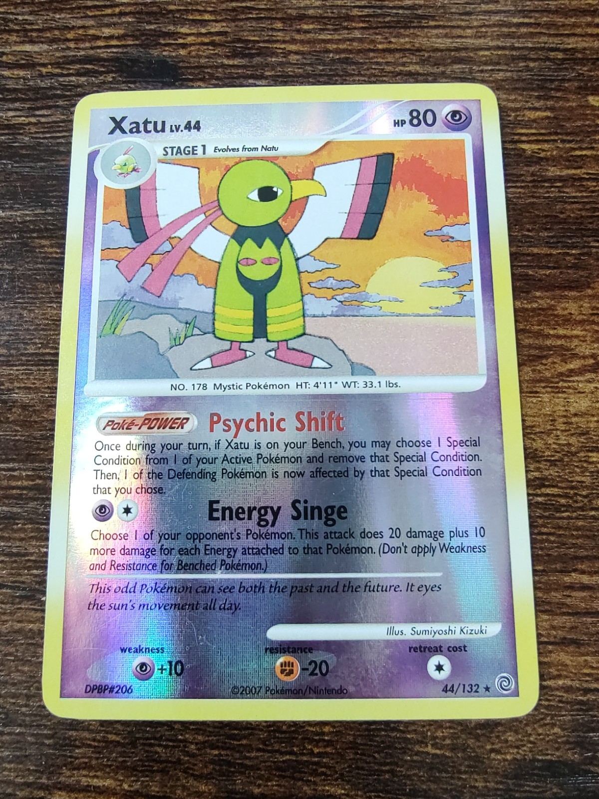 Xatu 44/132 Secret Wonders Pokemon Reverse Holo