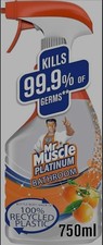 Image of Mr Muscle Platinum Bathroom Cleaner 6x750ml Box