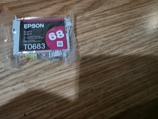 New Genuine Epson 68 Magenta Ink Cartridge T0683 High Capacity Expired/Sealed