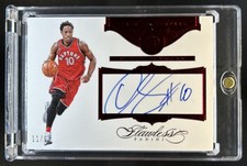 2015-16 Panini Flawless DeMar DeRozan Super Signatures Ruby Auto #/15 Raptors
