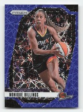 2024 Panini Prizm WNBA #120 Monique Billings Blue Velocity Prizms