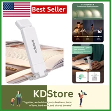 Rechargeable Clip-On Book Light with Adjustable Brightness & Color