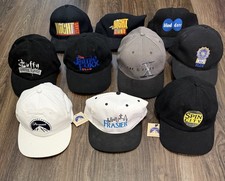 Vintage 90s TV Show Promo Hats Lot of 10 Buffy X Files Jamie Foxx Show NYPD Blue