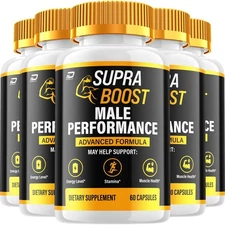 (5 Pack) Supra Boost Capsules – SupraBoost Vitamin Complex Pills, Energy