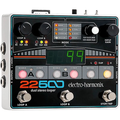 ElectroHarmonix 22500 MultiTrack Recording Looper Pedal