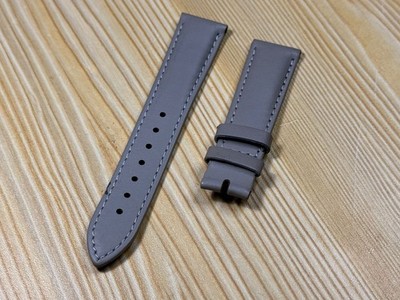 18mm Genuine CLUSE  genuine leather Grey Watch Strap/band without Buckle 