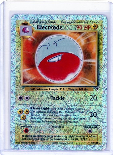 Pokémon Electrode Reverse Holo 22/110 2002 Pokémon Legendary Collection LP-EXCEL