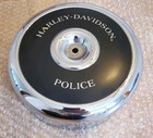 oem Harley 29158-90 Police Round Chrome Air Cleaner Cover 84-98 Touring FXR EVO
