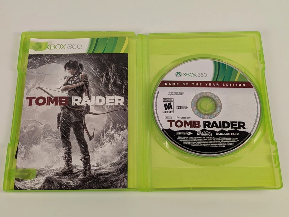 Tomb Raider -- Game of the Year Edition (Xbox 360)➡️CIB - Tested - Near Mint 📀 - Image 3 of 4