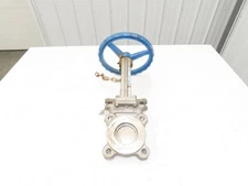 Velan L10-0320C-13BL 3" Stainless Knife Gate Valve 316SS Rising Stem Lug Style