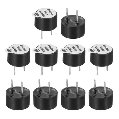 10 Stück Aktiver Summer DC 12V 5mm Steigung Elektrischer Ton Summer Für Alarm