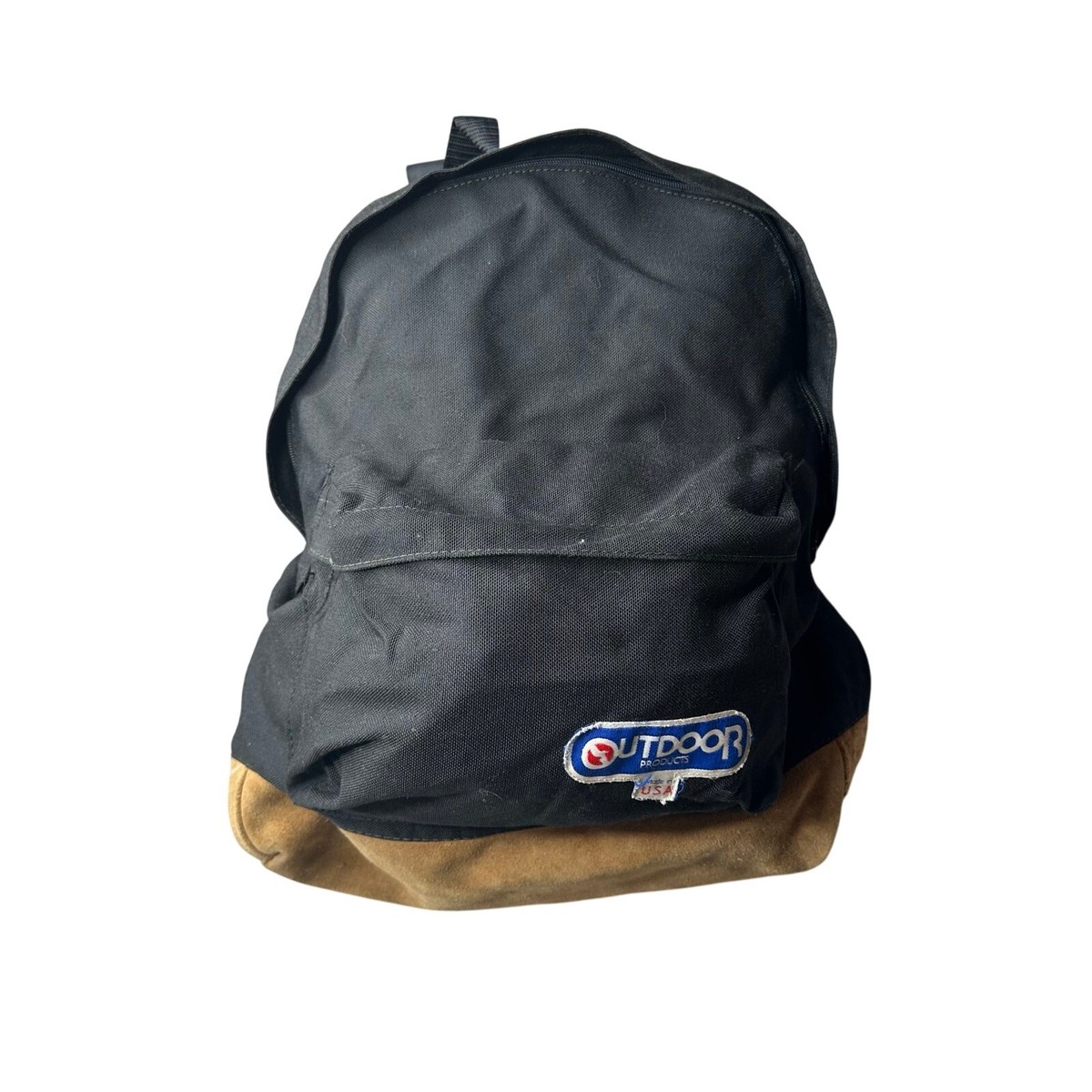 90s00s OUTDOOR PRODUCTS Backpack USA製 90s Outdoor Products Made in USA black and Suede Backpack | eBay