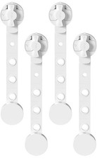 SKYULE Baby Proofing Cabinet Locks 4 Pack Child Safety Latches Adhesive Strap
