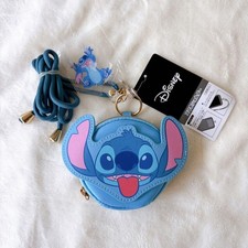 Stitch Disney Smartphone Shoulder Pouch Soft Mascot Portable Case NWT