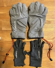 SIMMS PRODRY™ GORE-TEX FISHING GLOVE + LINER, MEN’S LARGE, NEW W/O TAGS