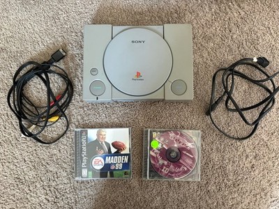 Sony PlayStation PS1 Gray Video Game ConsoleSCPH-9001 Tested & Working