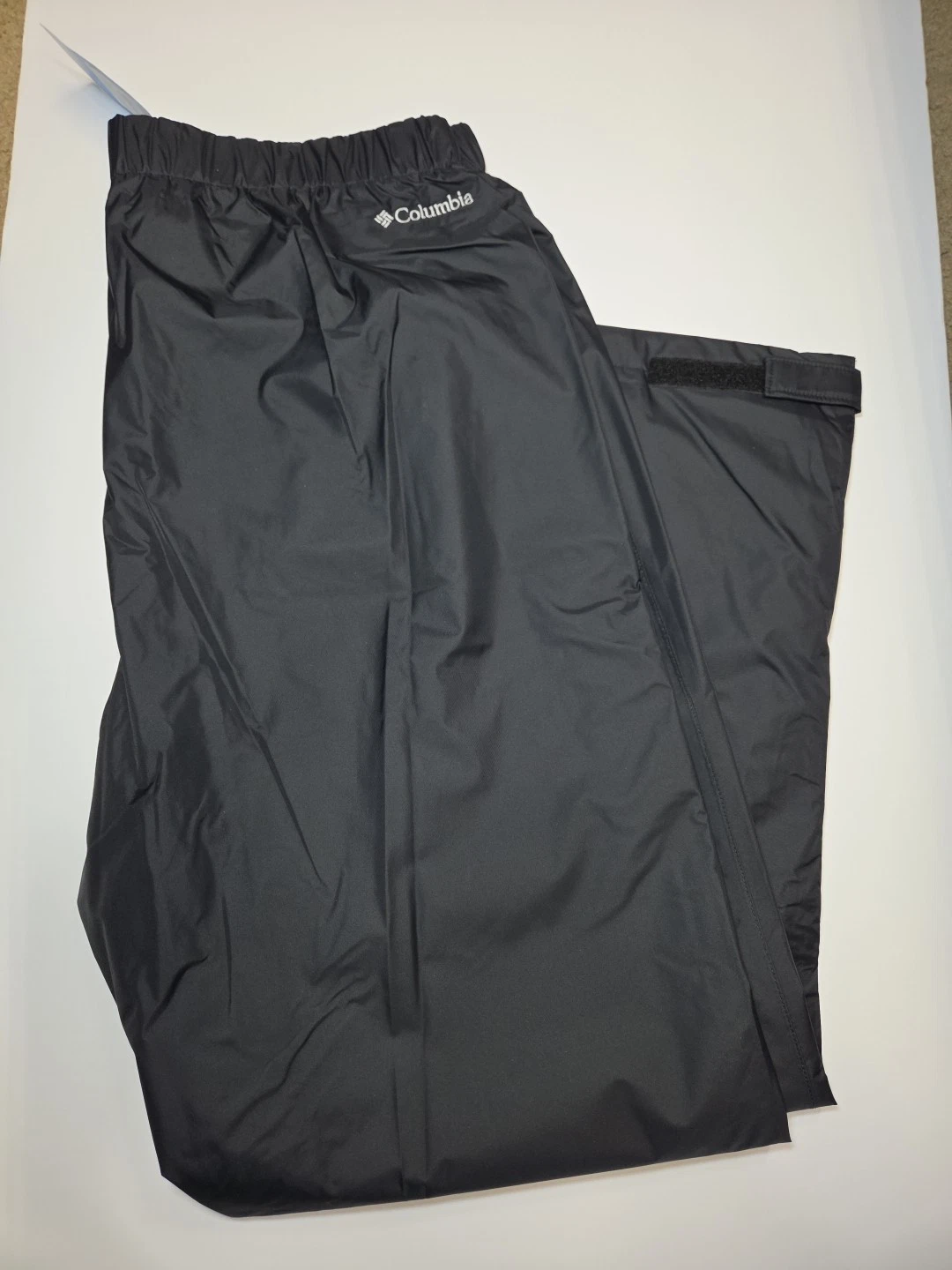 Columbia 1x Black Omni-Tech Adjustable Ankle Rain And Snow Pants Unisex NWT