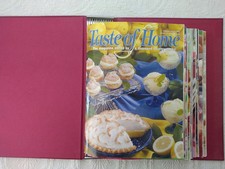  7 Taste of Home Magazines in Binder - February 2004 - January 2006