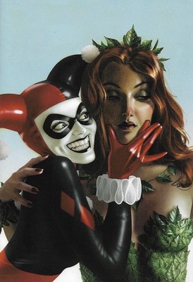 Harley Quinn & Poison Ivy 13x19 POSTER DC Comics Batman Gotham Wall Art