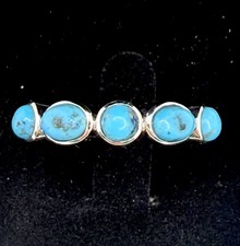 Sterling Silver Ring 925 Turquoise Women Jewelry Sz 7