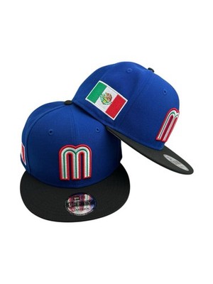 New Era Mexico World baseball Blue black 9Fifty adjustable snapback hat cap