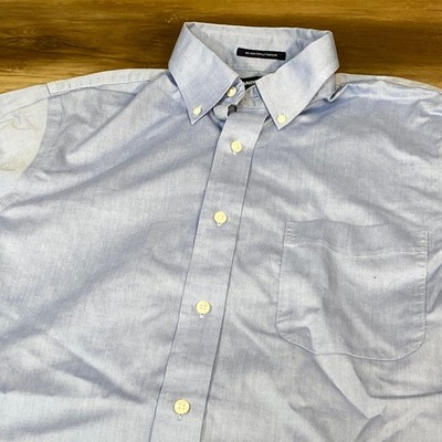 men's traditional fit solid no iron supima oxford dress shirt Lands' End Men's Traditional Fit No Iron Supima Oxford Dress Shirt