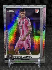 Rodrigo De Paul 2025 Topps Chrome MLS Prism Refractor SP #134 Inter Miami CF