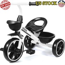 Kids Tricycle 2-4 Years Safe Triangular Design Easy Carry Indoor Outdoor New