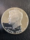 1976-S Silver Kennedy Half Dollar Bicentennial Uncirculated Independence Hall.