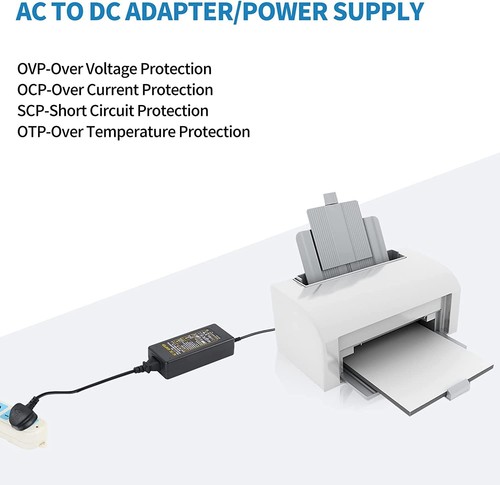 Adattatore Alimentatore 24V 6A,100-240V AC a DC 24V 6A 144W Adattatore di Alimentazione - Foto 4 di 5