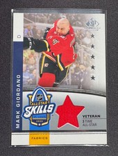 20-21 SP Game Used Hockey Mark Giordano All-Star Skills Fabrics #ASV-MG - Red
