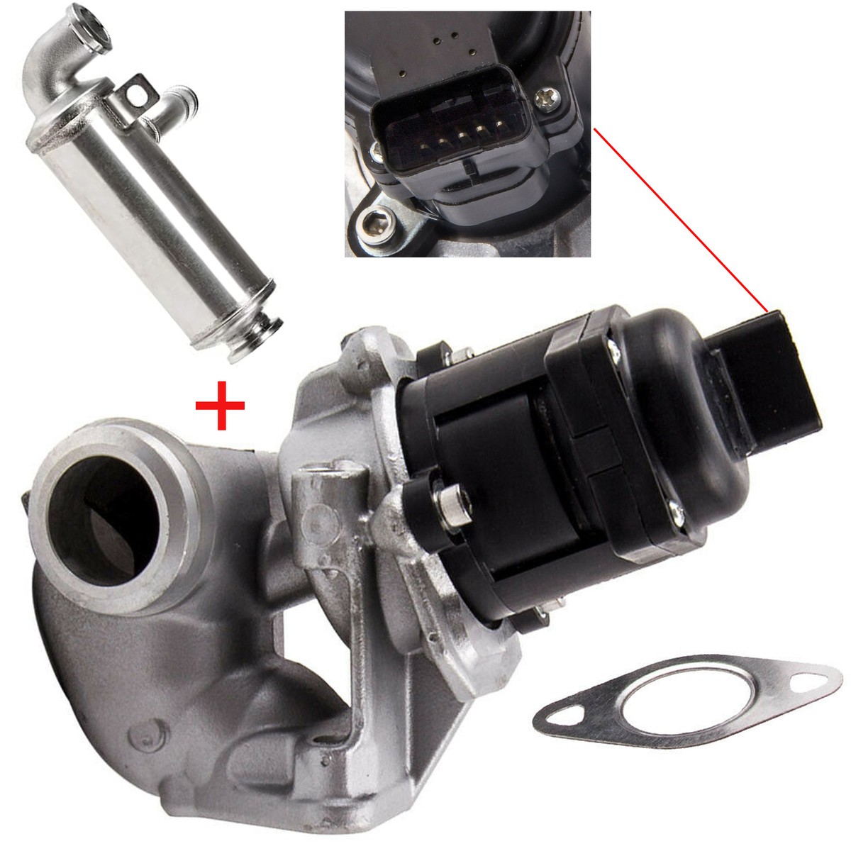 VANNE EGR AVEC REFROIDISSEUR POUR PEUGEOT PARTNER ET EXPERT 1.6