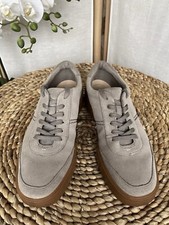 Clarks cushion grey suede trainers sneakers UK 6.5