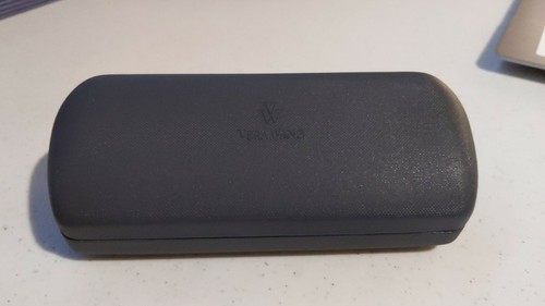 Vera Wang Gray Eyeglasses/Sunglasses Hinged Hard Clamshell Case