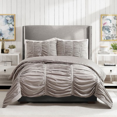 Modern Heirloom Emily Lite Gray T/TXL 2-Piece Comforter Set Home Bedding Sets