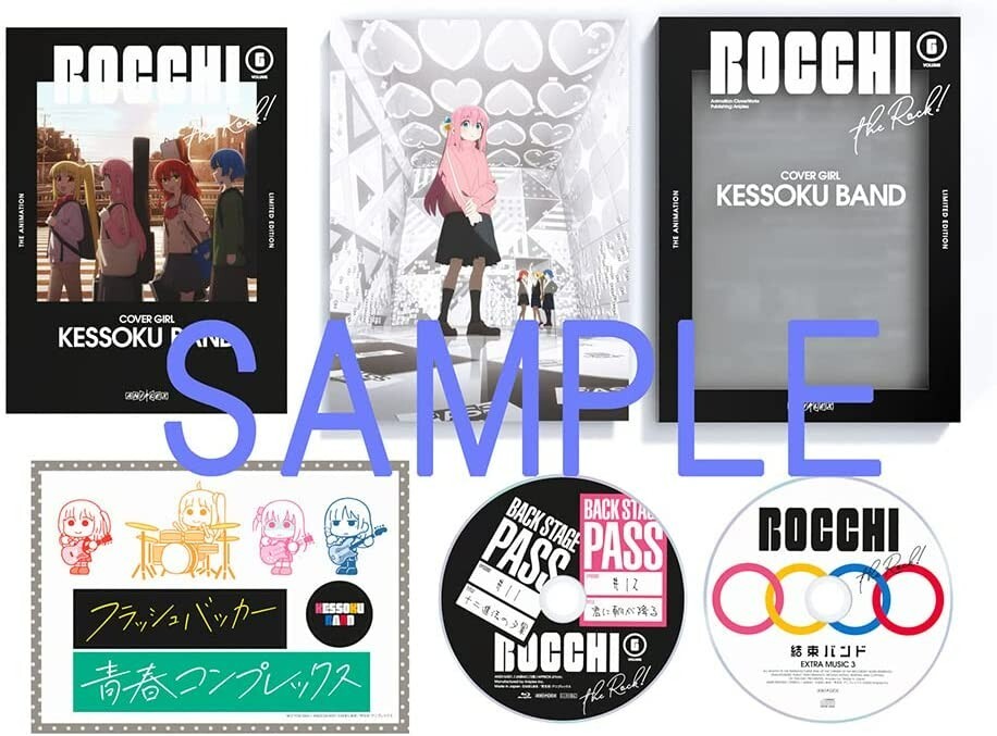 Bocchi the Rock! Vol.6 Blu-ray Soundtrack CD Booklet First Limited