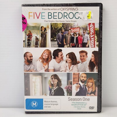 Five Bedrooms Season 1 | DVD Set Kat Stewart Stephen Peacocke AU Dramedy Reg 4