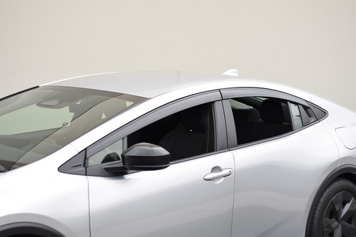 WellVisors Window Visors For Toyota Prius 2023 2024 Smoke Tint Premium Series - Foto 7 di 9