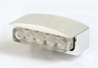 Mini-Led-Nummernschildbeleuchtung Mit Alu-GehäUse, Silber, E-GeprüFt.