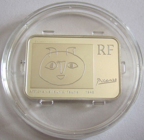 France 10 Euro 2010 Painters Pablo Picasso Silver - Picture 3 of 3