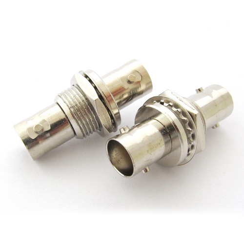 1 pieza BNC hembra a BNC conector adaptador recto mamparo de tuerca - Imagen 4 de 5