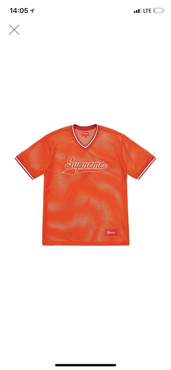 Supreme mesh baseball shop top