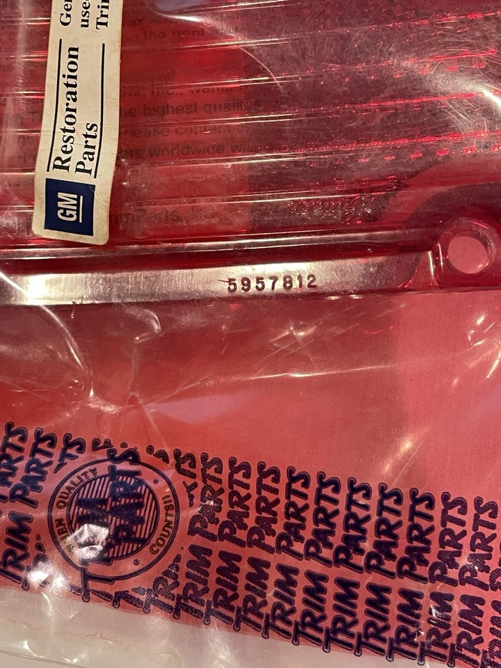 1966 Chevrolet Chevelle Outer Tail Light Lens, A4209 - Image 4 of 4