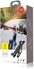BASEUS Bicycle Cell Phone Holder 4 Corner Closed Silicone Non-Slip Solid