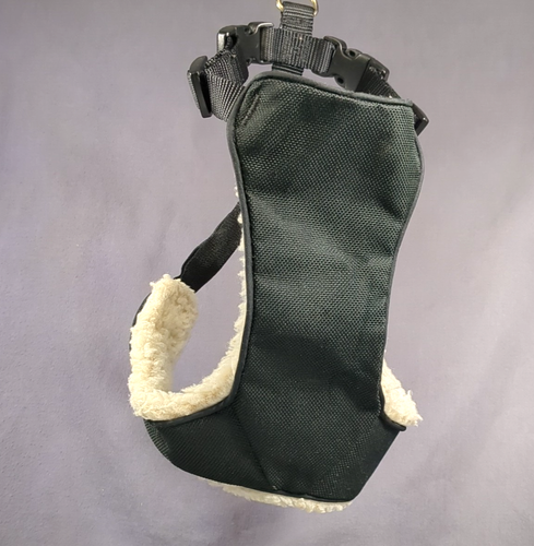 Four Paws Size Small Dog Collar ERGO Harness ALL BLACK and wool on inside. - Picture 12 of 15
