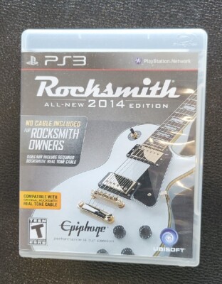 Rocksmith 2014 Edition Playstation 3 PS3 Complete Game Only (Cable Not Included)