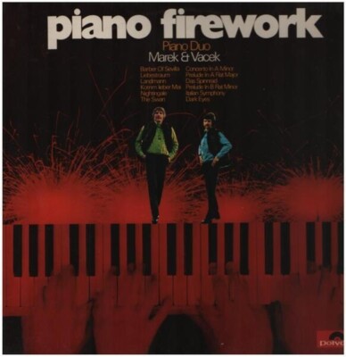 Marek & Vacek Piano Firework NEAR MINT Polydor Vinyl LP